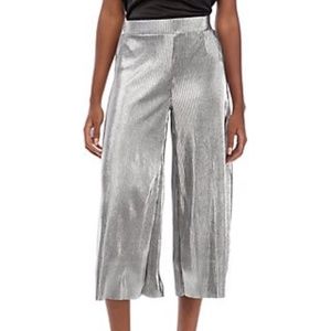 Michael Kors Silver Culottes Pants